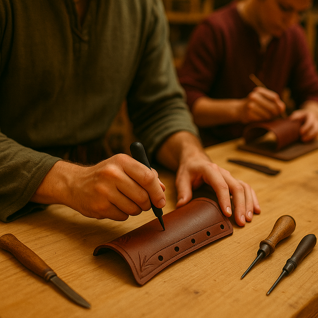 Leather Bracer Workshop: Craft Your Own Faire-Ready Armor