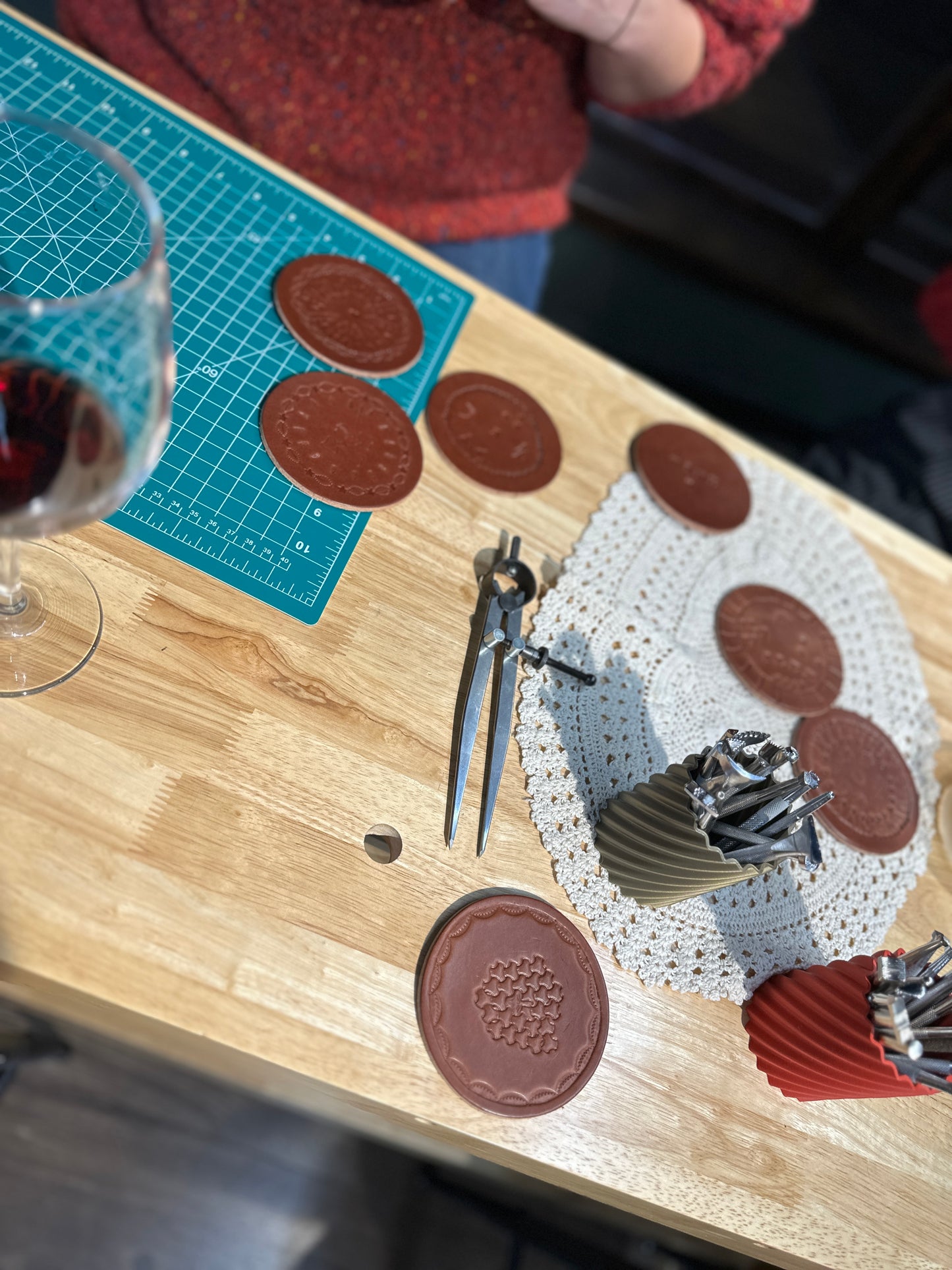Leather Coaster & Tooling Workshop