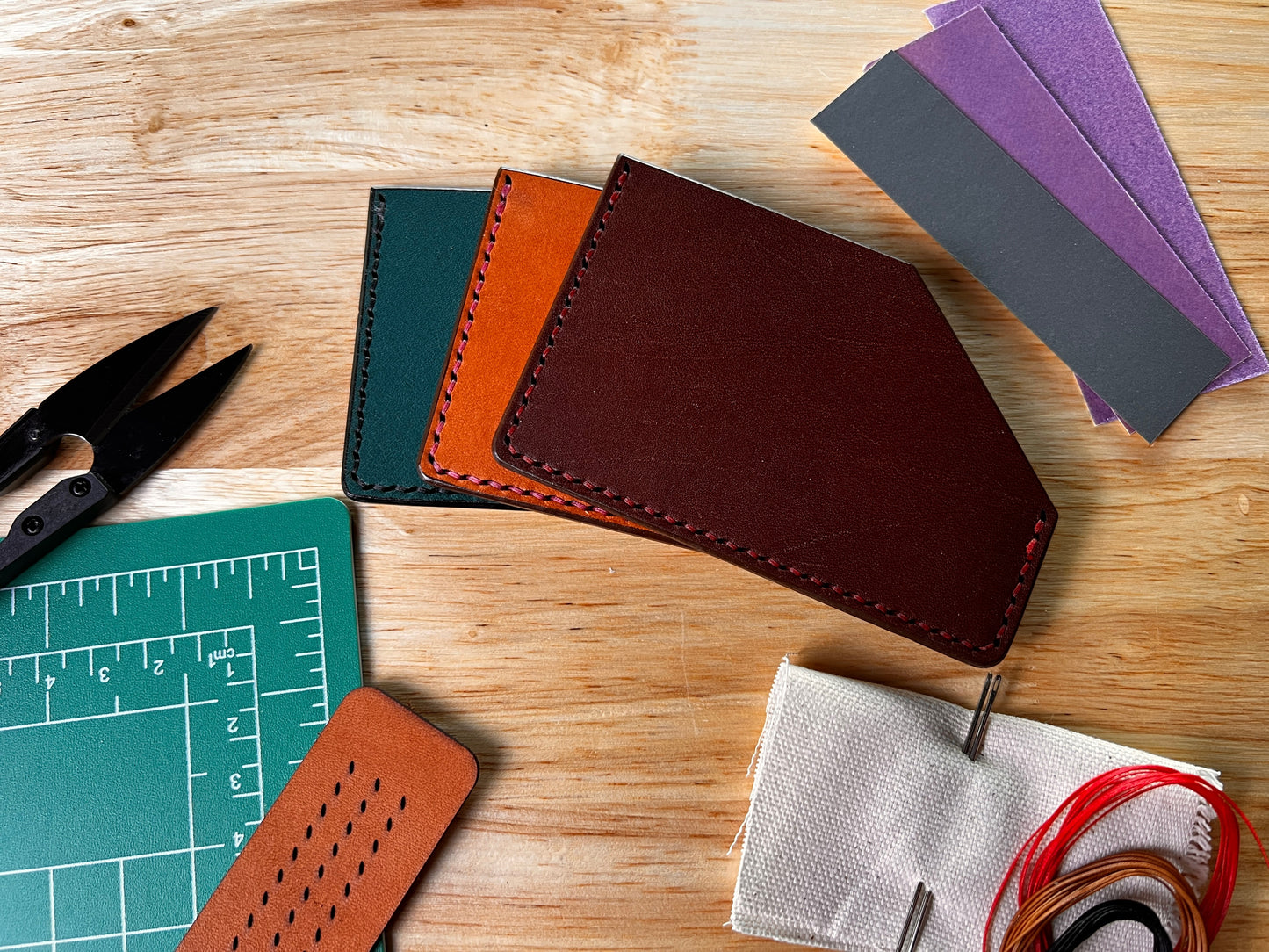 The Minimalist-ist: DIY Leather Wallet Kit