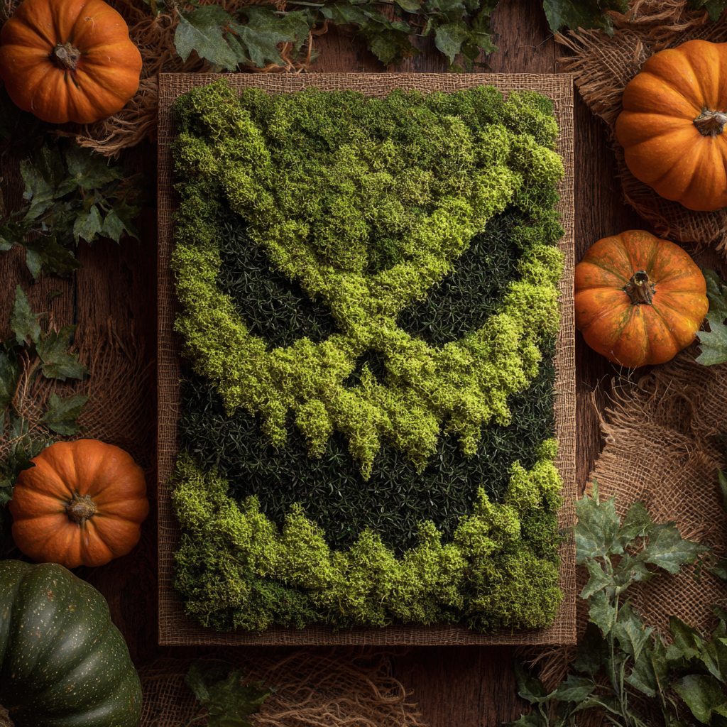 Halloween Moss Art Class