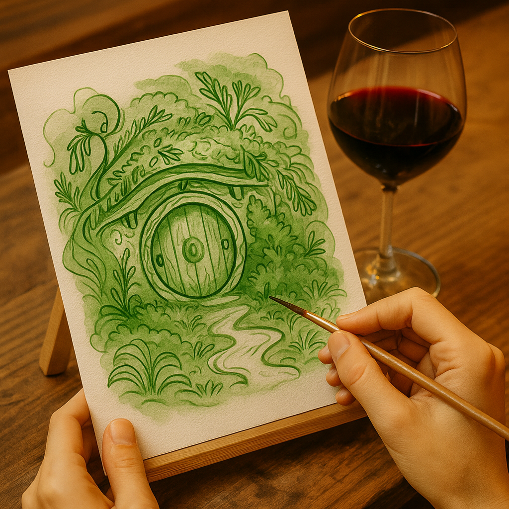 Watercolor Line Art: Paint with Purposeful Lines