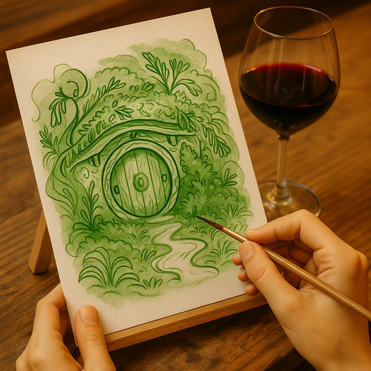 Watercolor Line Art: Paint with Purposeful Lines