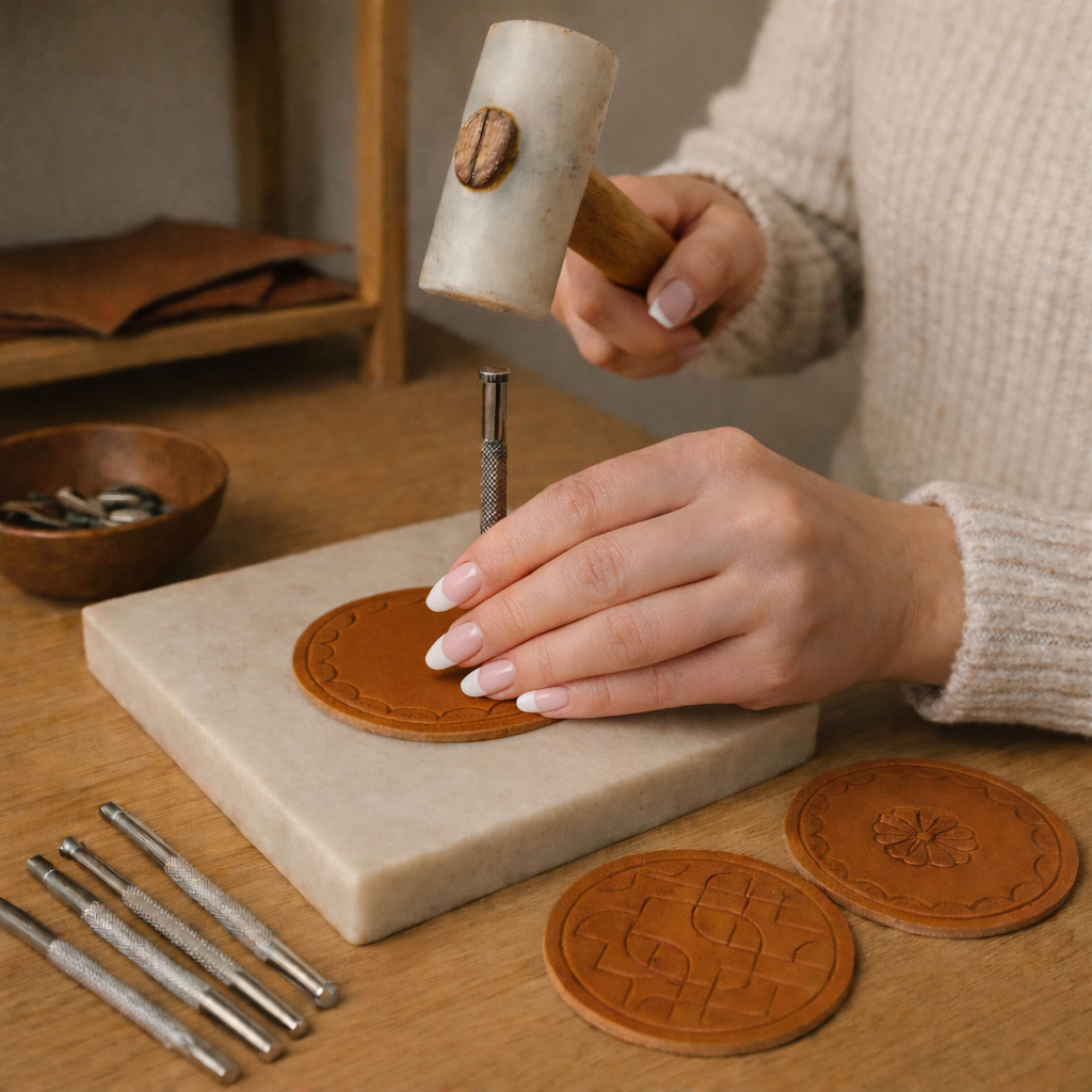 Leather Coaster & Tooling Workshop
