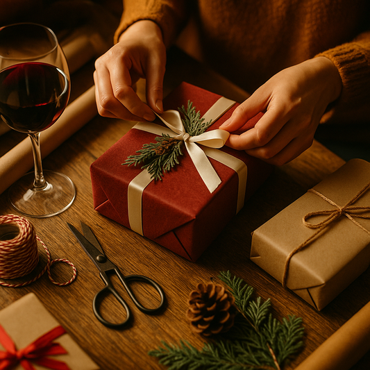 Gift Wrapping & Wine
