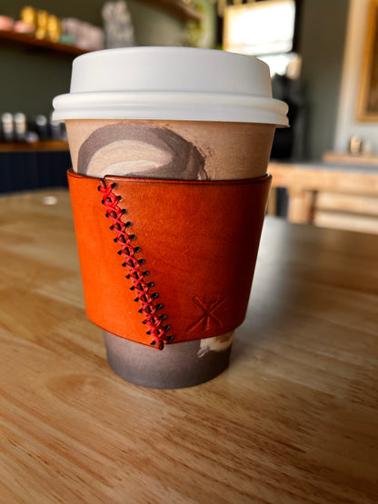 Too Hot To Handle – Handcrafted Leather Coffee Sleeve