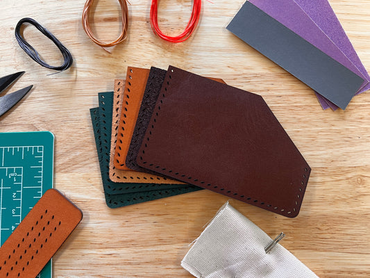 The Minimalist-ist: DIY Leather Wallet Kit