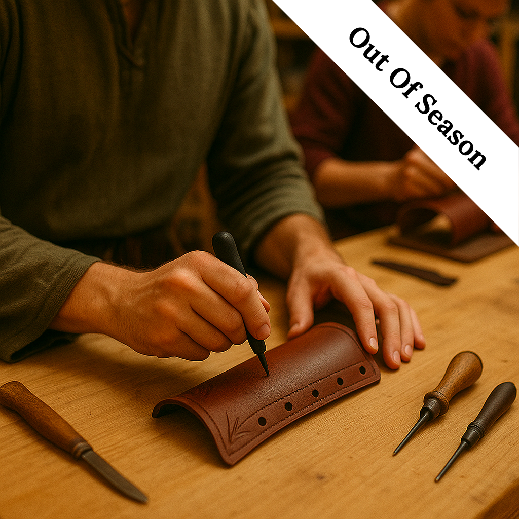 Leather Bracer Workshop: Craft Your Own Faire-Ready Armor